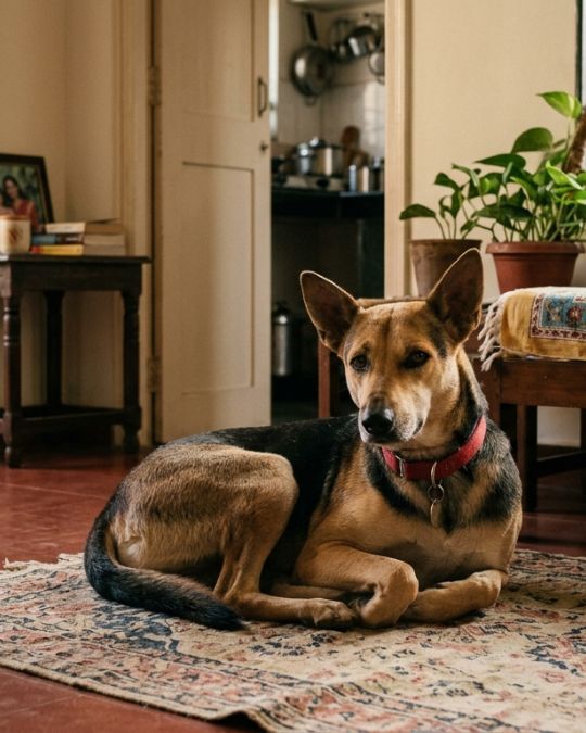 Indian dog in best dog clinic in Santoshpur in Pups and Kits Pet Hospital